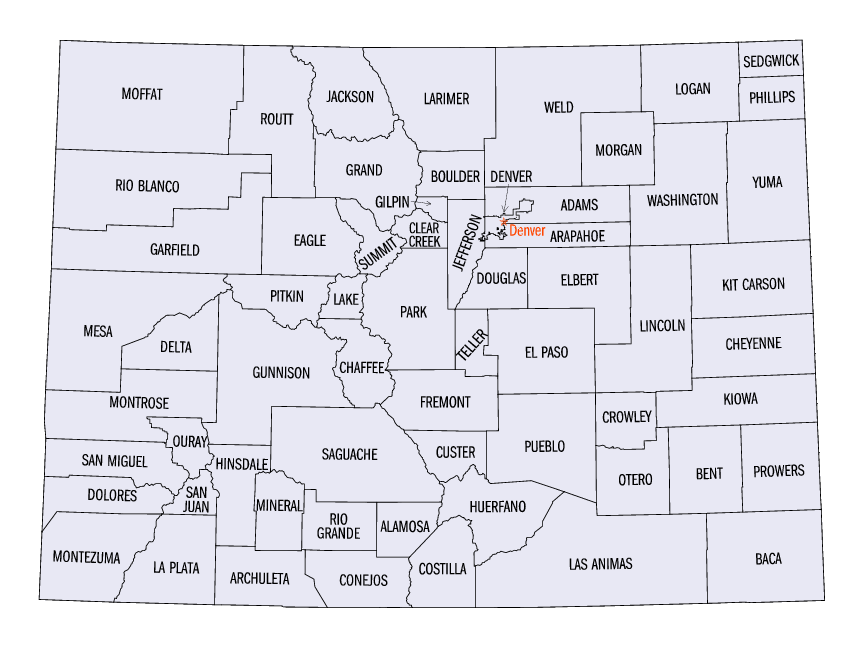 Us Map Colorado